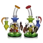 Eg Glass 8" Under The Sea With Showerhead Perc Water Pipe