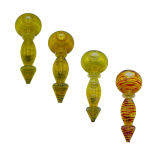 GLOWFLY GLASS - GLASS PIPE - HANDPIPE - 16" - 1CT - HP-20B - FUMED